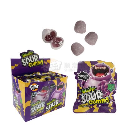 Sour gummy