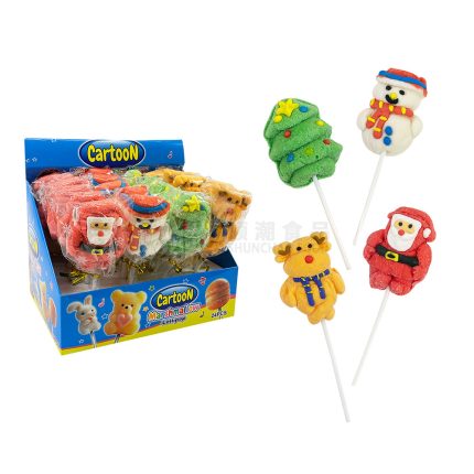 Cartoon Marshmallow Lollipop
